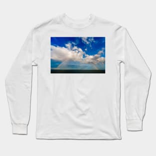 Rainbow over Tonle Sap Lake, Cambodia Long Sleeve T-Shirt